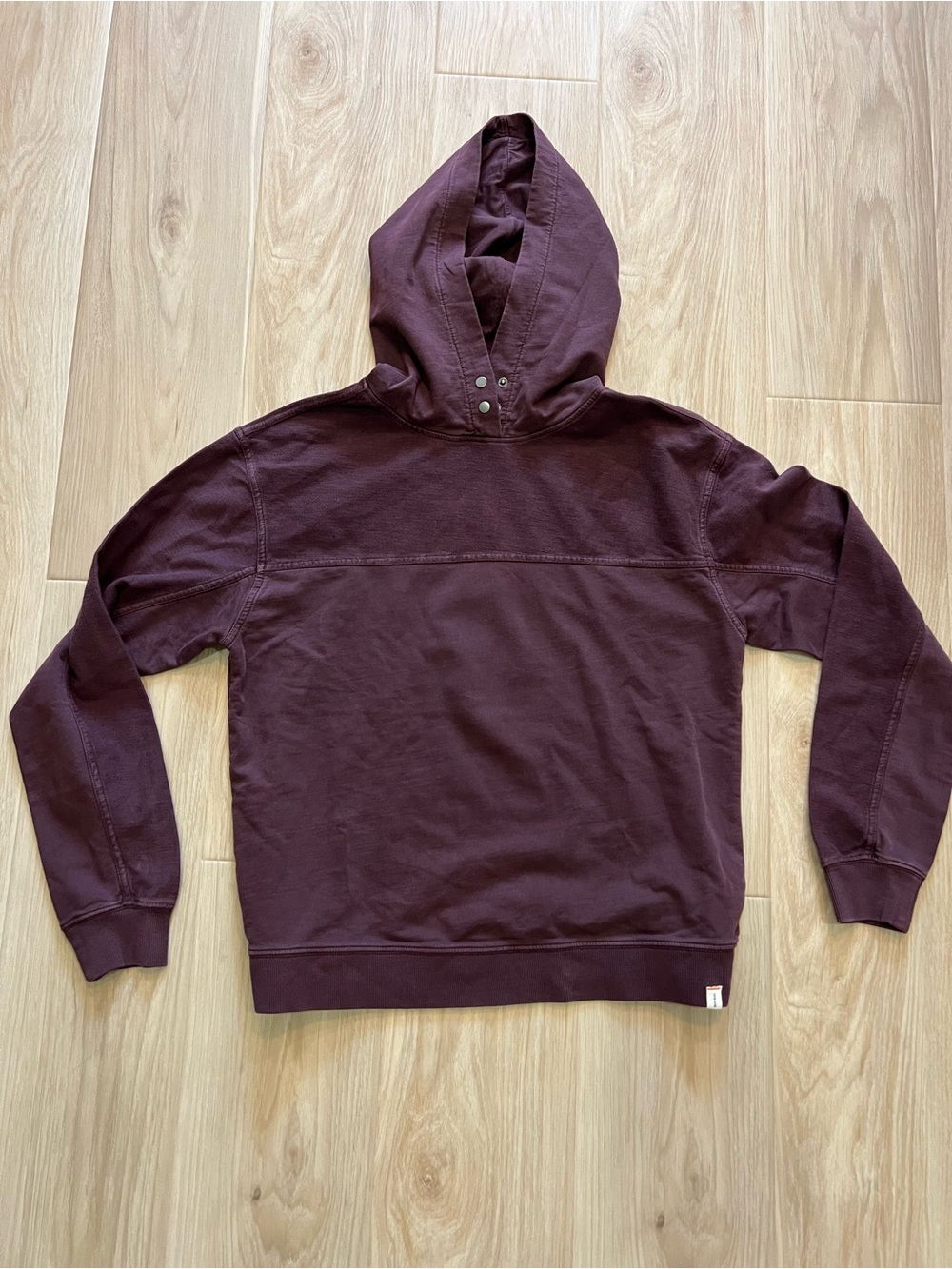 The Normal Brand Hooded Pullover Sweatshirt - Plum